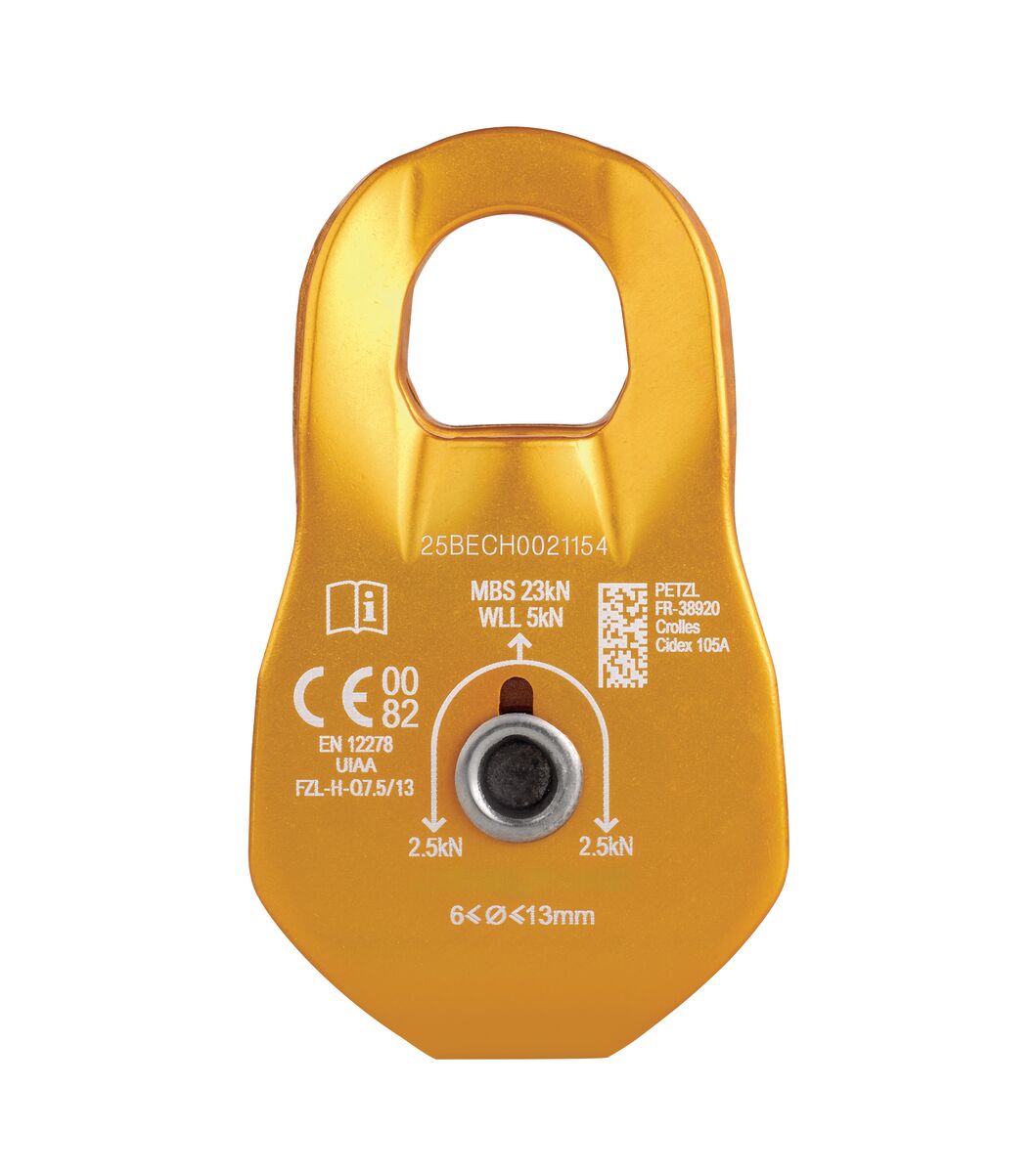 Petzl FIXE Pulley with Fixed Side Plates | Haul System Pulley from Columbia Safety
